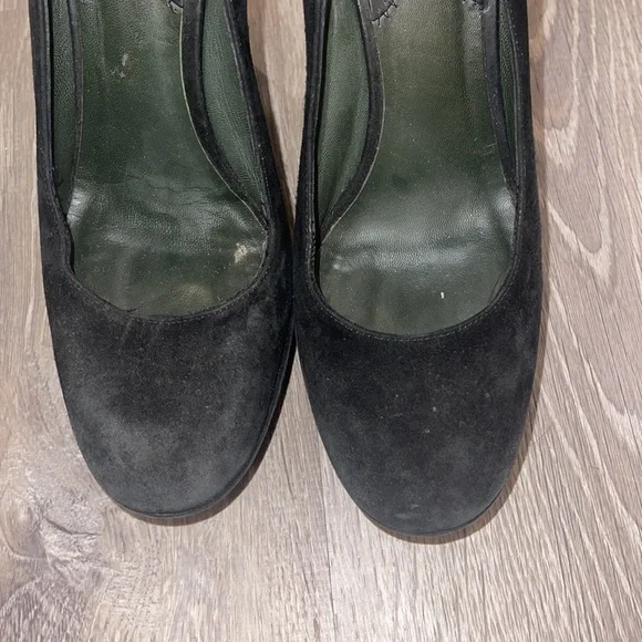 Donna Karan Collection Black Suede Platforms - Picture 7 of 8